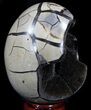 Septarian Dragon Egg Geode - Crystal Filled #37376-3